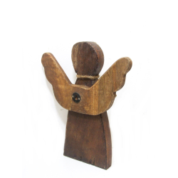Anioł z drewna egzotycznego 29cm